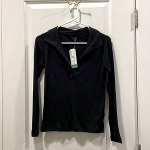 J Crew collared long sleeve NWT